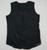 PINGPONG black 100% cotton ruffle sleeveless shirt blouse top size 12 BNWT back view