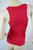 PETER ALEXANDER red cotton Sleep & Day ribbed sleeveless singlet top size S BNWT back view