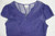 KAREN MILLEN purple 100% silk ruffle evening dress size 16 BNWT close up view