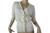 ALESSANDRA cream 100% cotton knit wear cardigan size L EUC front view