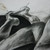 Charcoal life drawing study of a relining female nude X large original student work close up bottom view