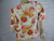 ZARA WOMAN orange pink 100% cotton floral print flower jacquard top size S BNWT back view ZARA WOMAN orange pink 100% cotton floral print flower jacquard top size S BNWT back view