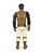 Vintage LFL Star Wars Lando Calrissian Skiff guard 3.75" action figure 1982 back view