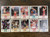 Vintage FLEER 90-91 base NBA basketball X37 cards bulk lot set 1990-91 EVC front view Vintage FLEER 90-91 base NBA basketball X37 cards bulk lot set 1990-91 EVC front view