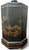 Antique black octagonal chinoiserie tole tea canister lamp chinoiserie base EUC side view Antique black octagonal chinoiserie tole tea canister lamp chinoiserie base EUC side view