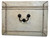 Antique Chinese goat pig skin parchment trunk chest box camphor CHINA C1800's VGAC side view Antique Chinese goat pig skin parchment trunk chest box camphor CHINA C1800's VGAC side view