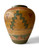 Vintage terracotta clay vase pot sgraffito Mediterranean PORTUGAL 1990's EVC front view Vintage terracotta clay vase pot sgraffito Mediterranean PORTUGAL 1990's EVC front view