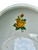 Vintage OTK enamel bowl salad mixing wash roses floral SOVIET RUSSIA USSR 1950's close up view