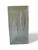 Vintage DAUM crystal glass vase Cratère Crater ice rectangular 1970's FRANCE back view Vintage DAUM crystal glass vase Cratère Crater ice rectangular 1970's FRANCE back view