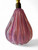 Vintage MURANO glass pink table lamp opalescent ribbed SEGUSO 1960's ITALY