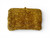 Vintage gold beaded sequin evening purse clutch bag handmade 1960's HONG KONG back view