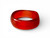 DINOSAUR DESIGNS red orange chunky resin translucent bangle organic AUSTRALIA