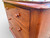 Antique chest of drawers 4 drawers cedar small Victorian 1900's AUSTRALIA close up view