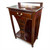 Vintage fret mahogany hall stand with mirror & drawer Victorian AUSTRALIA close up front view