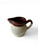 Vintage MCCOY two-tone brown cream stoneware jug creamer pitcher 1970's JAPAN main view