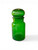 Vintage green glass apothecary jar bubble lid storage handpainted 1960's BELGIUM