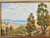 Vintage FLINDERS RANGERS landscape oil painting BARRY MCDERMOTT 1970's AUSTRALIA front view