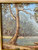 Vintage DAVID MARTIN LONELY RIVER LUNE landscape oil painting 1970's AUSTRALIA close up view