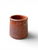 Vintage BENDIGO POTTERY brown Langley Ware sample pot miniature 1930's AUSTRALIA main view