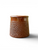 Vintage BENDIGO POTTERY brown Langley Ware sample pot miniature 1930's AUSTRALIA side view