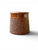 Vintage BENDIGO POTTERY brown Langley Ware sample pot miniature 1930's AUSTRALIA side view