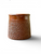Vintage BENDIGO POTTERY brown Langley Ware sample pot miniature 1930's AUSTRALIA side view