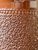 Vintage BENDIGO POTTERY brown Langley Ware sample pot miniature 1930's AUSTRALIA close up view