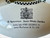Vintage BUCHANAN'S late KING GEORGE VI black white ashtray GREEN 1950's ENGLAND close up view