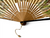 Antique HIRDARAMANI Japanese advertising fan Fort Colombo Sri Lanka 1910's JAPAN close up view