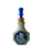 Vintage POSCHL-SCHMALZLER Landshut/Bay stoneware snuff bottle 1970's GERMANY front view