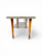 Vintage faux marble glass top coffee table mid-century modern 1950's ITALY side view
