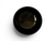 Vintage MAKORA KROSNO black jellyfish pedestal bowl dish compote 1980's POLAND top view