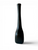 Matt black cast aluminium metal hollow moonflask donut vase Japandi minimalist side view