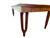 Vintage ROSANDO dining table mid-century blackbean extension 1950's AUSTRALIA side close up view 2