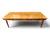 Vintage ROSANDO dining table mid-century blackbean extension 1950's AUSTRALIA front view