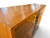 Vintage Danish teak display cabinet with adjustable shelves mid-century modern top view