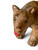 Antique black forest carved walking bear wood figurine steel eyes 1890's SWISS close up view
