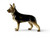 Vintage HAGEN RENAKER German Shepherd dog bone china figurine 825 1970's AMERICA side view