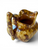 Antique BENDIGO POTTERY brown mottled Gipsy jug milk creamer 1920's AUSTRALIA side view