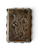 Antique copper floral bouquet repoussé Art Nouveau wall tray 1890's FRANCE back view