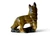 Vintage WADE Alsatian German Shepherd Whoppa dog ceramic figurine 1980's ENGLAND side view