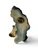 Vintage WADE Alsatian German Shepherd Whoppa dog ceramic figurine 1980's ENGLAND bottom view