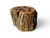 Vintage wooden tree log stump pen pencil holder bark rustic 1970's AUSTRALIA main view