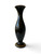 Vintage M&R MARZI & REMY 172/1 black gold clay pottery vase 1950's WEST GERMANY back view