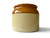 Vintage BENDIGO POTTERY ETA PREMIUM NUTS stoneware jar 1970's AUSTRALIA side view