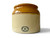 Vintage BENDIGO POTTERY ETA PREMIUM NUTS stoneware jar 1970's AUSTRALIA back view