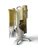 Vintage cutlery twisted hanging rack caddy flatware set NEW boxed 1960's TAIWAN front view