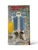 Vintage cutlery twisted hanging rack caddy flatware set NEW boxed 1960's TAIWAN front view