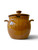 Vintage dripping jar crock brown stoneware kitchen fat 1970's JAPAN back view