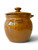 Vintage dripping jar crock brown stoneware kitchen fat 1970's JAPAN side view